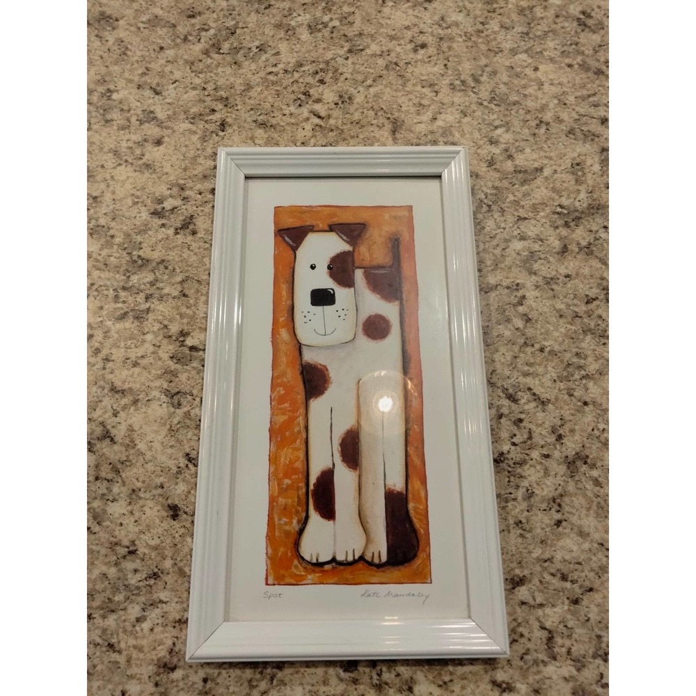 Katie Mawdoley Spot print framed